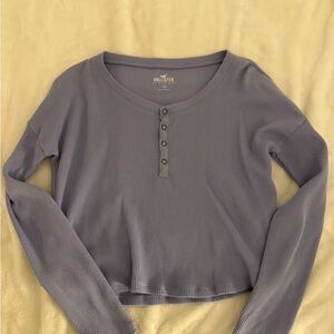 Hollister Lavender Long Sleeve Top